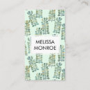 Buscar naturaleza tarjetas de visita Clientes