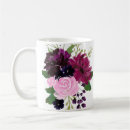 Buscar flores pintadas a mano tazas Hermoso