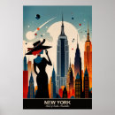 Buscar rascacielos de nueva york posters Vintage