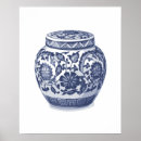 Buscar jengibre y blanco posters Azul