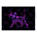 Buscar gato abstracto postales Morado