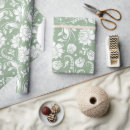 Buscar damasco verde papel de regalo Elegante