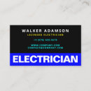 Buscar electrician tarjetas de visita Servicios eléctricos