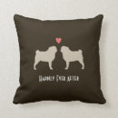 Buscar pug cojines Amor