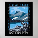 Buscar montañas nevadas posters Viaje vintage