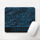 Buscar leopardo azul alfombrillas de raton Elegante