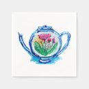 Buscar teteras servilletas Flores