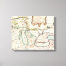 Buscar mapa lienzos Vintage