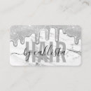 Buscar plateadas tarjetas de visita Clientes