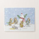 Buscar muñecos de nieve puzzles Navidad