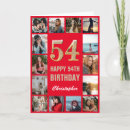 Buscar 54 años tarjetas Cincuenta y cuatro años