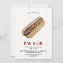 Buscar hot dog invitaciones Barbacoa
