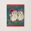 Buscar búhos puzzles Nieve