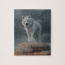 Buscar lobo blanco puzzles Invierno