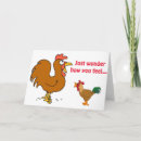 Buscar pollo del dibujo animado tarjetas Para niños