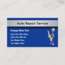 Buscar automotriz tarjetas de visita Reparación
