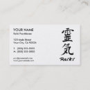 Buscar massage tarjetas de visita Reiki