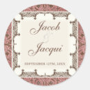 Buscar damasco marrón pegatinas Antiguo