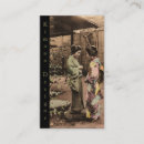 Buscar kimono tarjetas de visita Flores