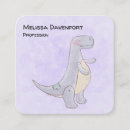 Buscar dino tarjetas de visita Divertido