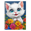 Buscar gato del dibujo animado cuadernos Para niños