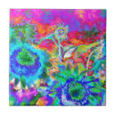 Buscar acuarela abstracta azulejos Floral