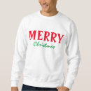 Buscar navidad hombre sudaderas Rojo
