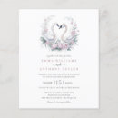 Buscar cisne blanco invitaciones Pareja de cisnes