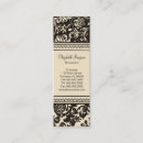 Buscar victorian vertical tarjetas de visita Florista