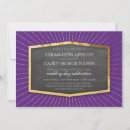 Buscar púrpura y gris invitaciones Para ellos