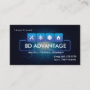 Buscar hvac tarjetas de visita Logotipo