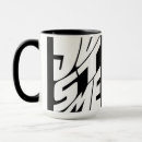 Buscar diseño gráfico moderno tazas General y unisex