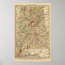 Buscar ferrocarril posters Mapa histórico