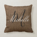 Buscar arpillera cojines Rústico