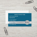 Buscar optometrista tarjetas de visita Visual