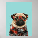 Buscar hipster animal arte Pug