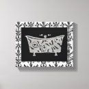 Buscar plata y negro lienzos Contemporáneo