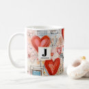 Buscar medio corazón tazas Valentina