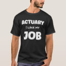 Buscar actuario camisetas Seguro