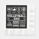 Buscar voleibol servilletas Divertido