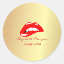 Buscar red lips pegatinas Rojo