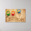 Buscar barco en el mar lienzos Arena