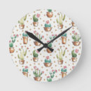 Buscar cactus relojes de pared Flores