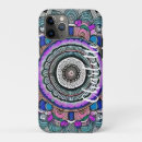 Buscar mandala púrpura iphone fundas Patrón