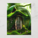 Buscar casa de hadas postales Bosque