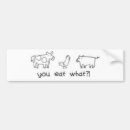 Buscar come pegatinas parachoque Vegetariano