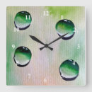 Buscar gotas agua de relojes de pared Lluvia