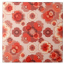 Buscar flores rojas azulejos Para ella