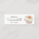 Buscar arreglos florales tarjetas de visita Diseñador floral