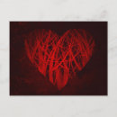 Buscar corazón rojo oscuro postales Amor